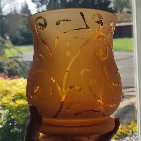 Glass Medallion Bud Vase Set of 3 - World Market GLASS Vases, Beautiful, Purchased @ World Market, Excellent Condition!